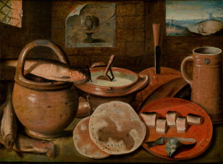 Still Life with a Poor Man's Meal, 1599-1600. Creator: Anon.
