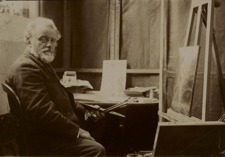 Portrait of the Painter Henri Fantin-Latour (1836-1904), 1890s. Creator: Anon.