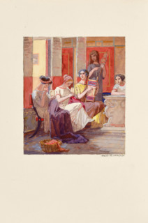 Illustration for "Les noces corinthiennes" by Anatole France, 1902. Creator: Auguste Leroux.
