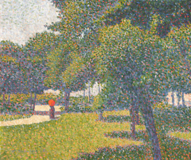 Coin du Parc Monceau, 1888. Creator: Charles Angrand.