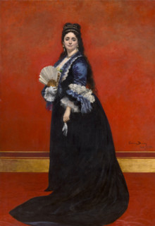 Portrait of Marie Bonaparte-Wyse (1831-1902), Princess de Solms, 1872. Creator: Charles Emile Auguste Carolus-Duran.