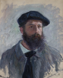 Self-portrait in a beret, 1886. Creator: Claude Monet.