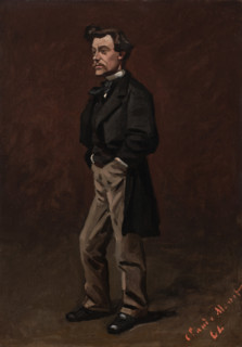 Portrait of a standing man, 1864. Creator: Claude Monet.