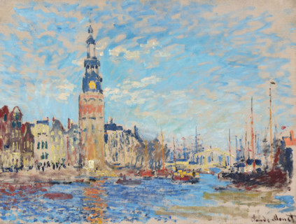 View of the Montelbaanstoren in Amsterdam, 1874. Creator: Claude Monet.