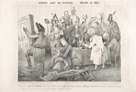 Fameux Jury de Peinture - Salon de 1841 Creator: Clément Pruche.