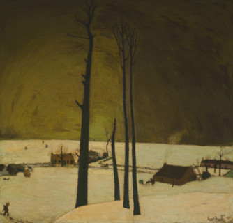 Winter landscape, 1912. Creator: Constant Permeke.
