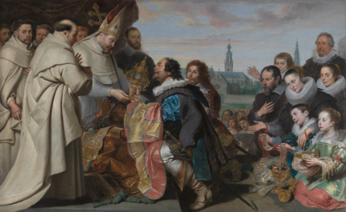 The Restitution of the Church Treasures to Saint Norbert after the Defeat of the Heretic... 1630. Creator: Cornelis de Vos.