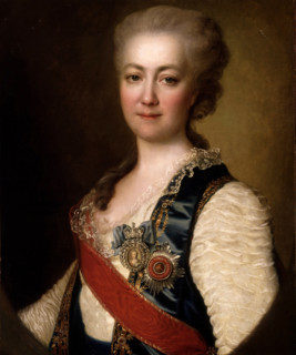 Portrait of Princess Yekaterina Romanovna Vorontsova-Dashkova (1743-1810), 1784. Creator: Dmitry Levitsky.