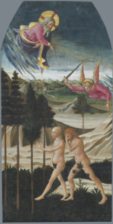 The Expulsion from Paradise, 1450-1475. Creator: Domenico di Michelino.