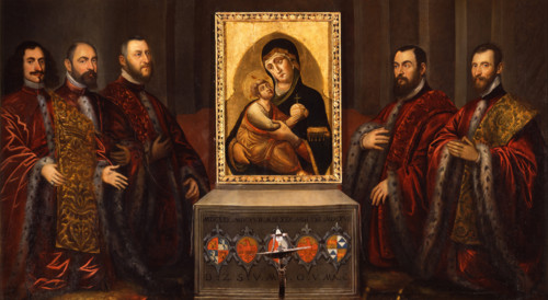 Portraits of five Censors, c1620. Creator: Domenico Tintoretto.