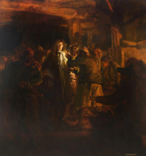 The Capture of King James II by fishermen at Sheerness on December 1688. Creator: Edgar Bundy.