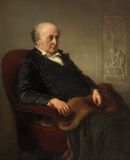 Portrait of the painter Wilhelm von Schadow (1788-1862), First half of the 19th cent. Creator: Eduard Julius Friedrich Bendemann.