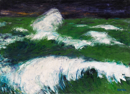 Sea (D), 1930. Creator: Emil Nolde.