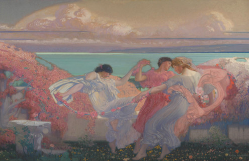 The round dance, 1912. Creator: Emile Vloors.