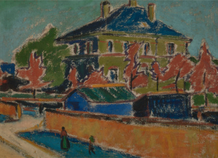 Villa in Dresden, c1910. Creator: Ernst Kirchner.