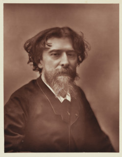 Portrait of the author Alphonse Daudet (1840-1897), c1880-1885. Creator: Etienne Carjat.
