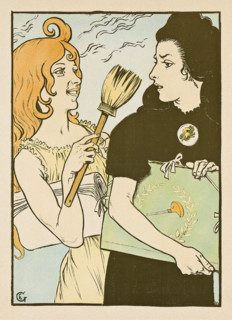 L'Estampe et l'Affiche (The Print and the Poster), 1897. Creator: Eugene Samuel Grasset.