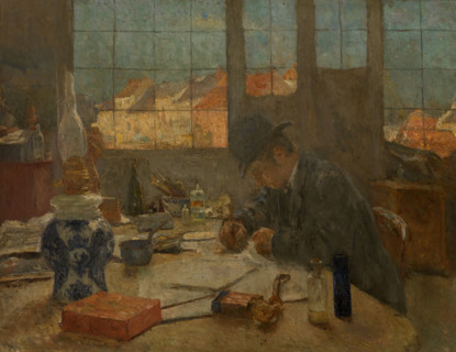 Atelier, 1892. Creator: Evrard Larock.