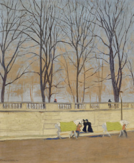 Les Tuileries, 1901. Creator: Felix Vallotton.