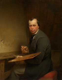 Self-portrait, 1854. Creator: Ferdinand De Braekeleer.