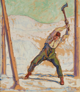The Woodcutter, c1910. Creator: Ferdinand Hodler.