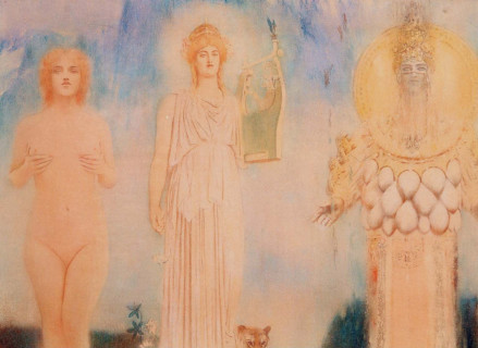 Orphée ou Visions de rêveries ou Diana (Orpheus or Visions of Reveries or Diana), 1912. Creator: Fernand Khnopff.