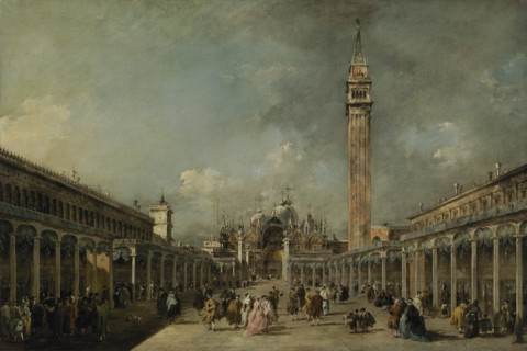 The Feast of Ascension in the Piazza San Marco, c1775. Creator: Francesco Guardi.