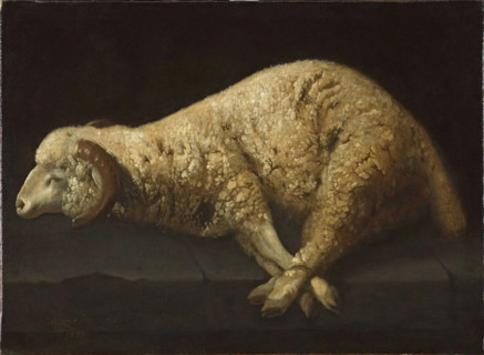 Agnus Dei (Carnero con las patas atadas), c1635-1640. Creator: Francisco de Zurbaran.