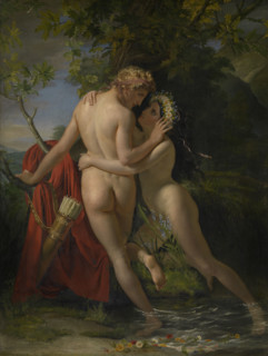 The Nymph Salmacis and Hermaphroditus, 1829. Creator: Francois-Joseph Navez.