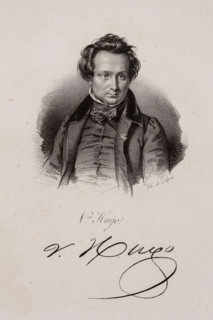 Portrait of Victor Hugo (1802-1885), 1840. Creator: Francois-Seraphin Delpech.