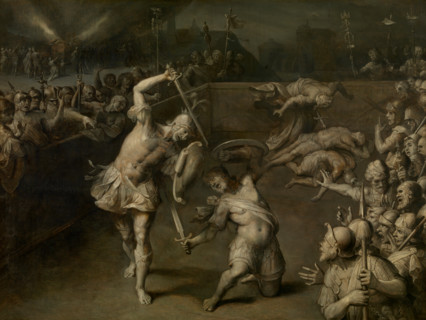 Eteocles and Polynices. Creator: Frans Francken II.