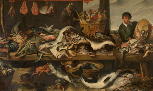 Fishmarket at the harbour. Creator: Frans Snyders.