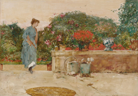 In the Garden, 1888. Creator: Frederick Childe Hassam.