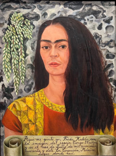 Self-portrait with Loose Hair, 1947. Creator: Frida Kahlo.