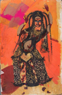 Polovtsian Maiden. Costume design for the opera Prince Igor by A. Borodin, 1934. Creator: Fyodor Fyodorovsky.