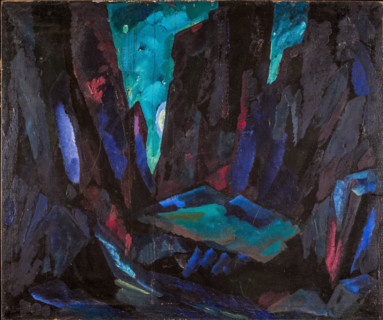 Stage design for the opera Carmen by G. Bizet, 1922. Creator: Fyodor Fyodorovsky.