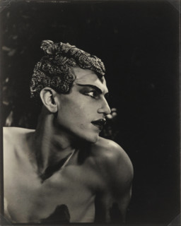 Serge Lifar in the "Prélude à l'après-midi d'un faune" by Claude Debussy, 1932. Creator: George Platt Lynes.