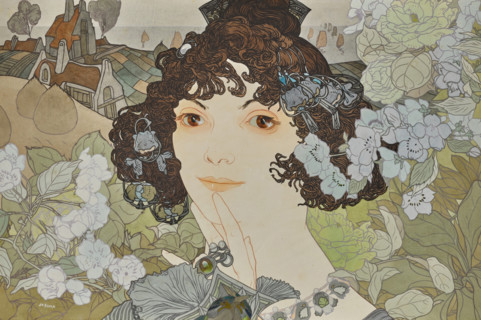 Innocence or Virtue, 1899. Creator: Georges de Feure.