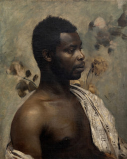 Portrait of the African Prince William Nii Nortey Dowuona from Ghana, 1897. Creator: Gustav Klimt.
