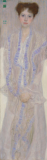 Portrait of Gertrud Loew (Gertha Felsovanyi), 1902. Creator: Gustav Klimt.