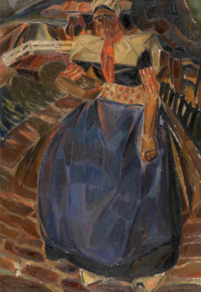 Woman from Spakenburg, c1917. Creator: Gustave De Smet.