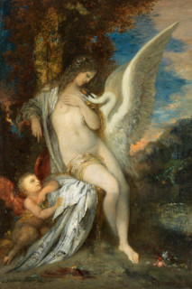 Leda and the Swan, c1875. Creator: Gustave Moreau.