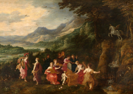 Minerva Visits the Muses, First third of 17th cen. Creator: Hendrick van Balen I.