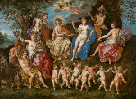 Parnassus, First third of 17th cen. Creator: Hendrik de Clerck.