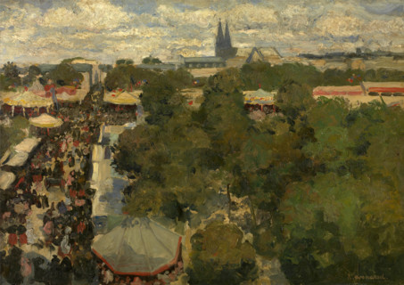 Sunday Fair at Les Invalides, 1897. Creator: Henri Evenepoel.