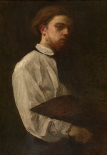 Self-portrait, 1858. Creator: Henri Fantin-Latour.