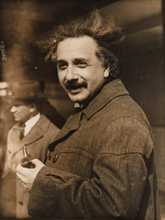 Portrait of Albert Einstein, 1922. Creator: Henri Manuel.