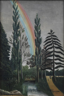 Lac Daumesnil. Effet d'orage. (Lake Daumesnil. Storm effect), c1898. Creator: Henri Rousseau.