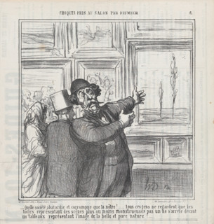 Just look what a degenerated and corrupt world we are living in..., from "Sketches from the... Creator: Honore Daumier.