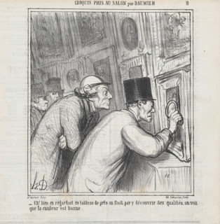 Well, if you look very closely, you might end up finding some quality! From "Sketches from... 1865. Creator: Honore Daumier.